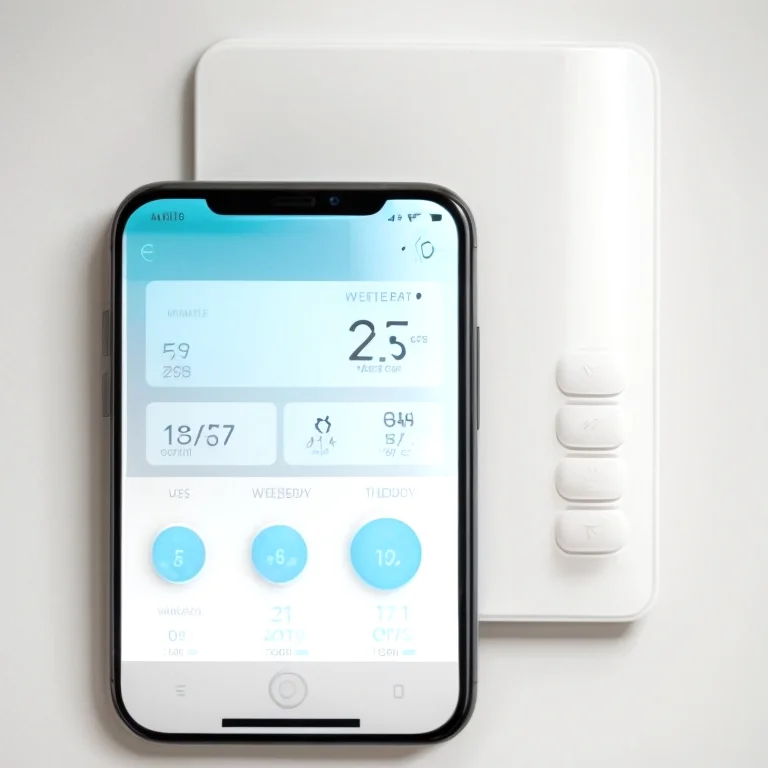 Smartphone-App Zeitplanansicht